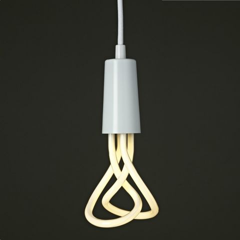 PLUMEN - Lámpara colgante-PLUMEN-PLUMEN - Suspension Blanc et Ampoule Baby 001 | Su